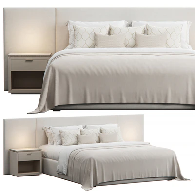 Wallpanels Headboard Bed — Вид 3