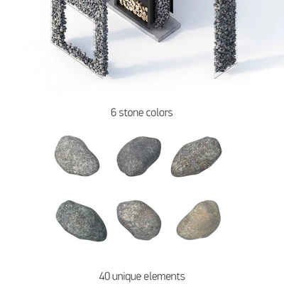 Modern barbecue from Gabion 2 — Ver 3