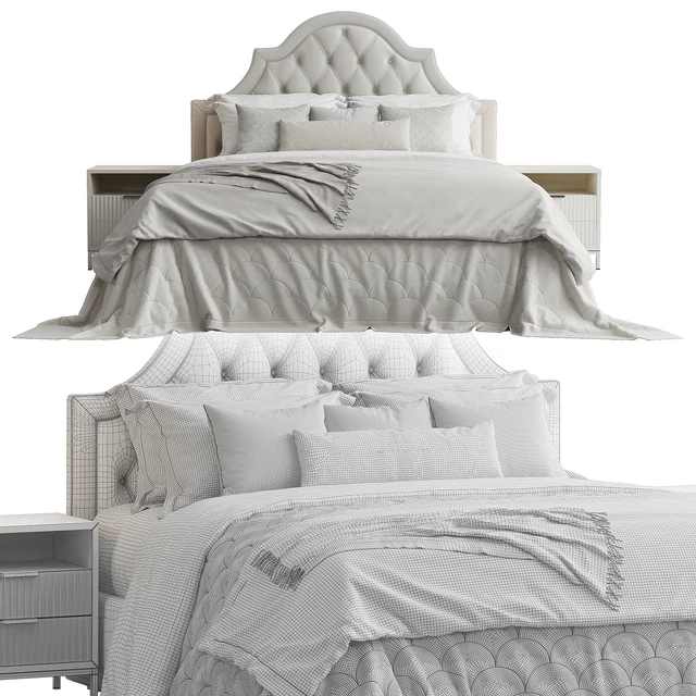 Harvey Headboard Bed — Скачать