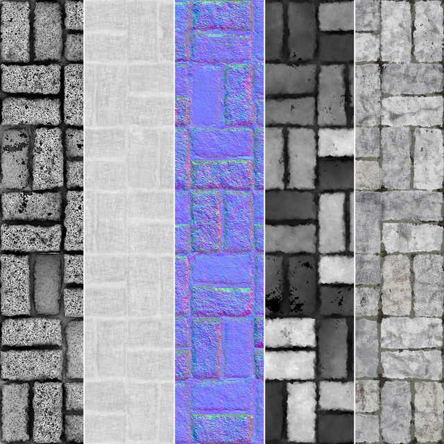 5 stone paving texture — Скачать