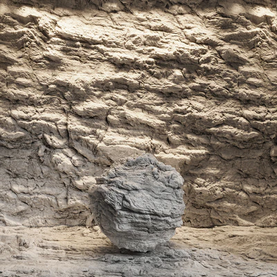 Rock in the interior. Rock material — Ver 1