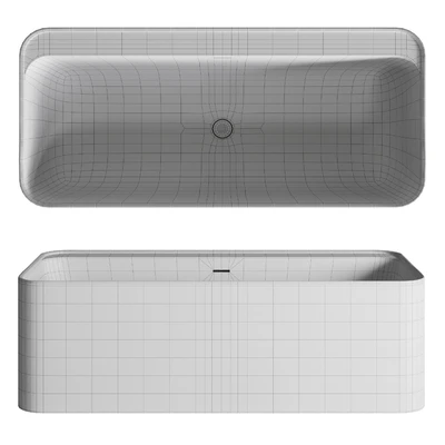 Aquaroc Icon Solid Surface Stone Resin Bath 1600 — Ver 2