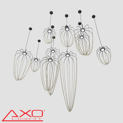 AXOLIGHT factory chandelier ALYSOID — Ver 3
