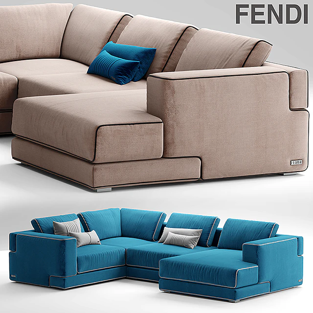 Sofa sloane fendi casa — Descargar