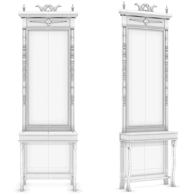 Antique console mirror — Descargar