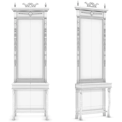 Antique console mirror — Ver 3