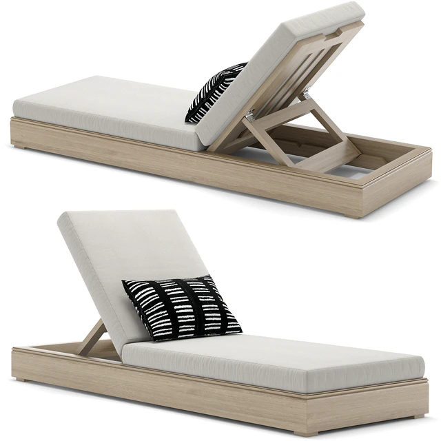 RH Outdoor Costa chaise — Descargar