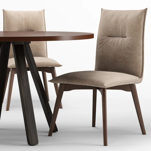 Stecco cocktail table and Maya chair - connubia calligaris — Скачать