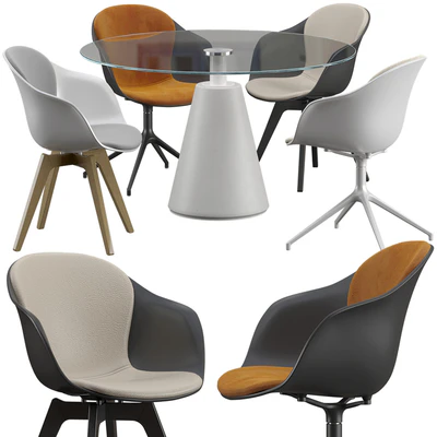 Boconcept-Adelaide chair - Madrid table set — Вид 1