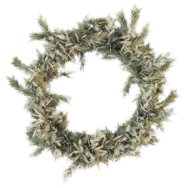 Christmas wreath of coniferous branches — Descargar