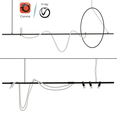 Slatted lamp collection — Ver 1