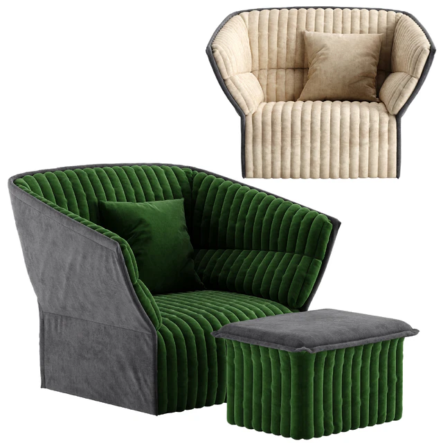 Ligne Roset Moel 2 chair — Скачать