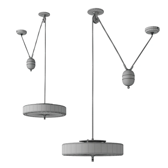 Pendant lamp Bert Frank Revolve Rise & Fall Pendant — Descargar