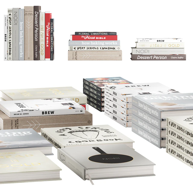 146 decorative books set 17 kitchen and cooking P03 — Descargar