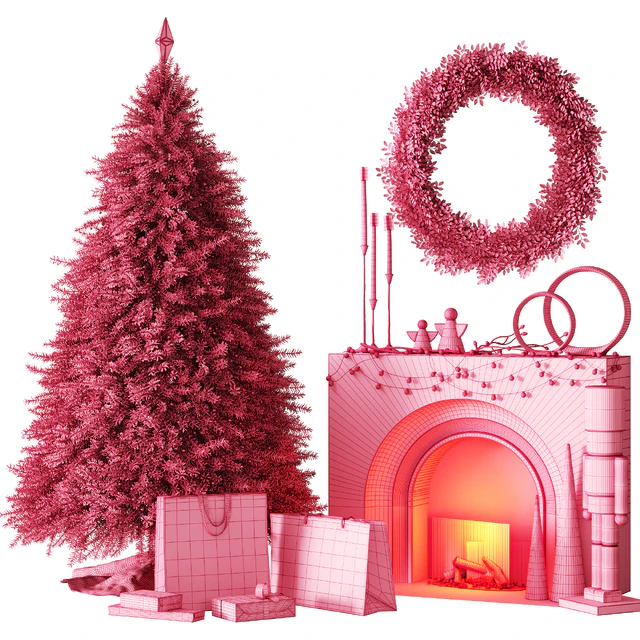 460 happy new year 05 Christmas tree DIOR BALENCIAGA gift bags op1 — Скачать