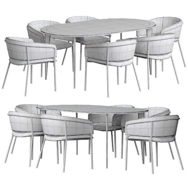 Vilhena II chair and Arden Dining Table — Скачать