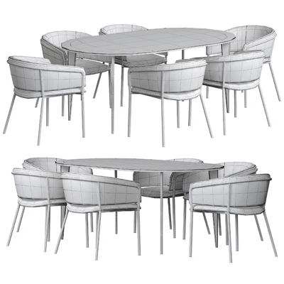 Vilhena II chair and Arden Dining Table — Вид 3