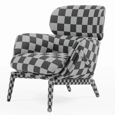 Luca Nichetto Elysia Lounge Chair and Nino Ottoman — Вид 3