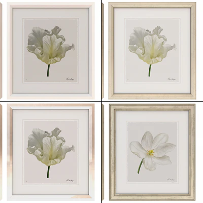 Charlotte Morgan White Watercolour Tulips — Вид 3