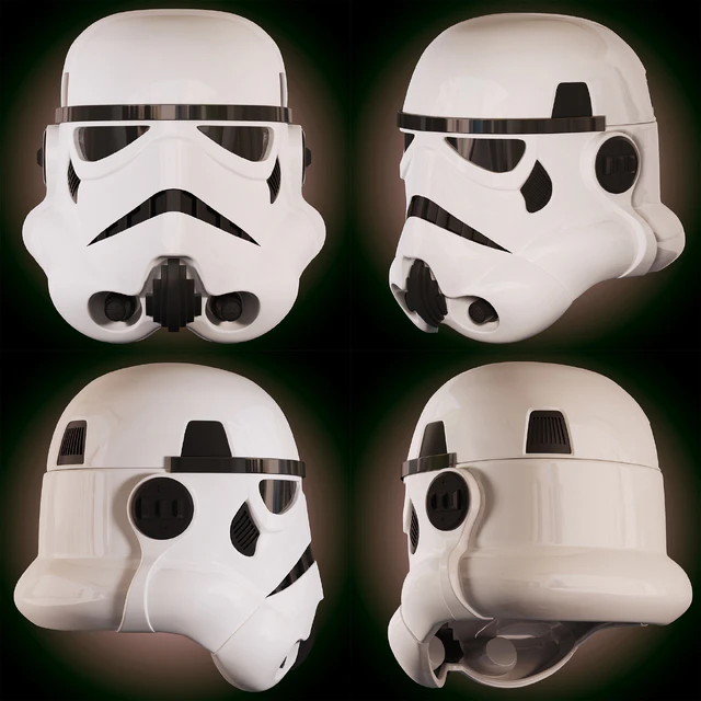 Шлем имперского штурмовика (Star Wars) — Скачать
