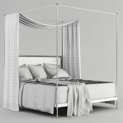 RH 19TH С FRENCH IRON CANOPY BED — Вид 5