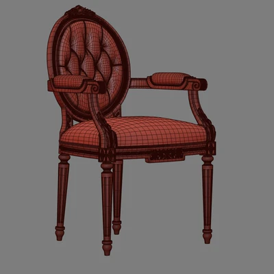 Angelo Cappellini Degas Armchair art. 724 / PI — Ver 3