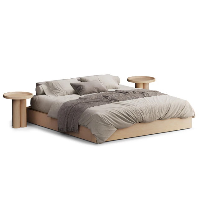 Scandinavian Style Bed 01 — Descargar