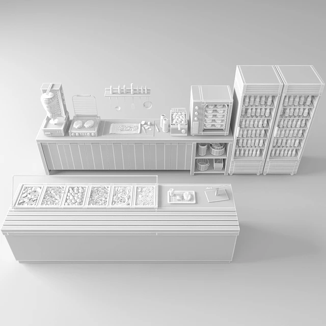 Set for a cafe — Descargar