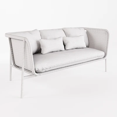 Cane Collection Rattan One Seat Sofa — Ver 3
