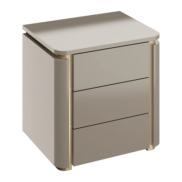 Italian light luxury bedroom bedside table — Descargar