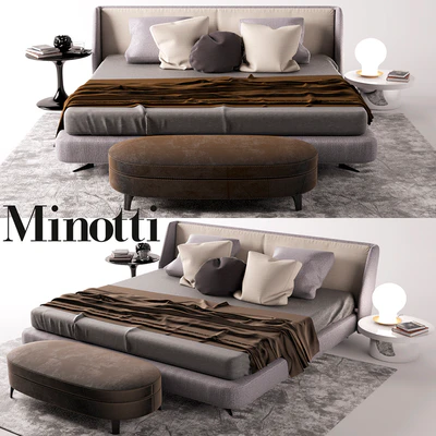 Minotti bed — Ver 1