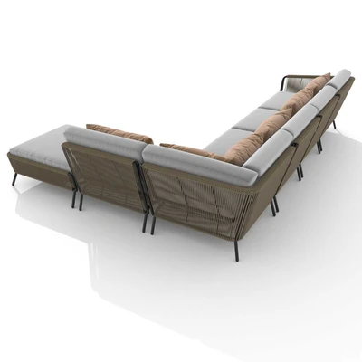 Holly hunt salamander sectional sofa — Ver 4