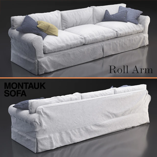 Montauk Roll Arm sofa — Descargar