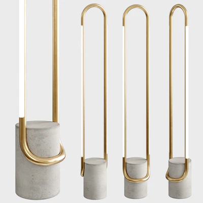 Beau Brass LED Floor Lamp — Ver 1