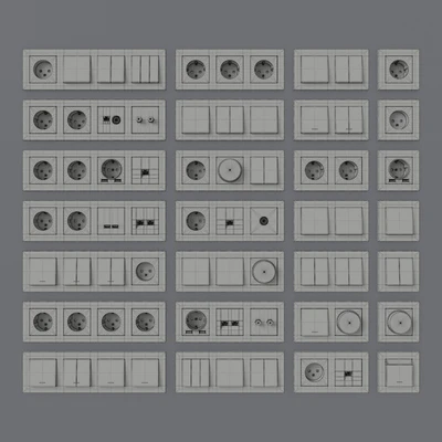 Sockets and switches Schneider Electric Atlas Design Nature — Ver 5
