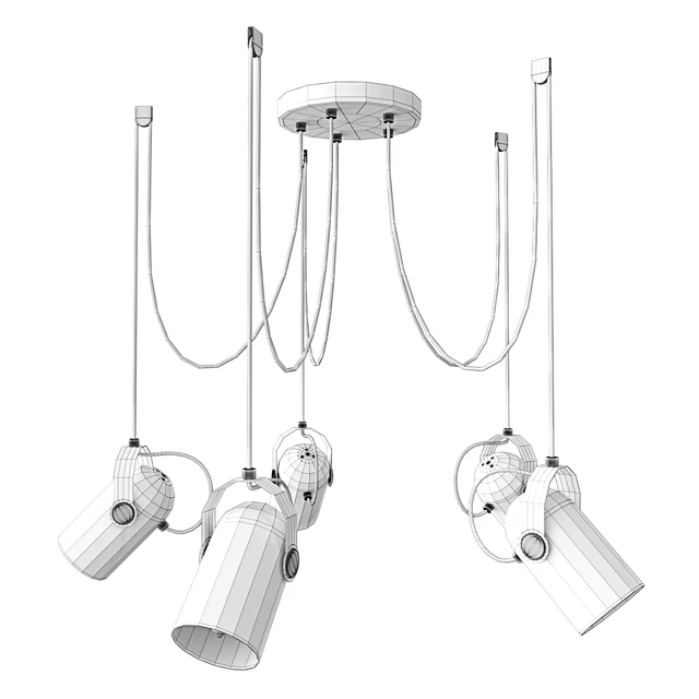 Suspended chandelier Favorit Ampolla 2007-5P — Descargar