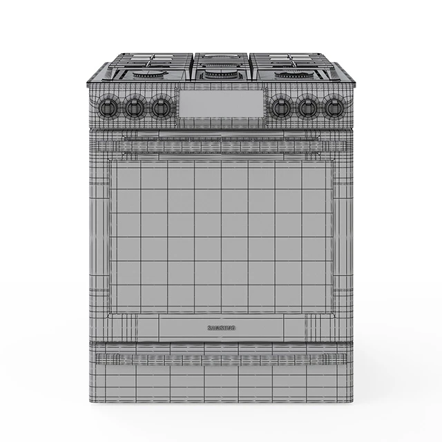 Samsung 5.8 Cu. Ft. Slide-In Gas Range — Descargar