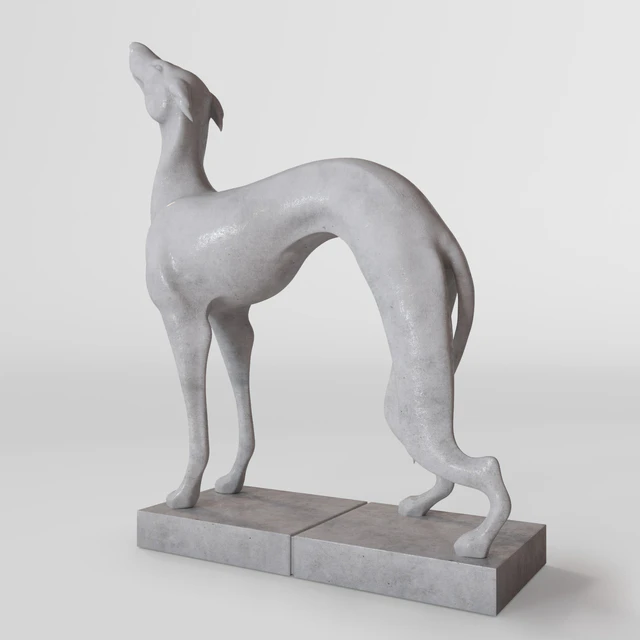 Dog statue — Скачать