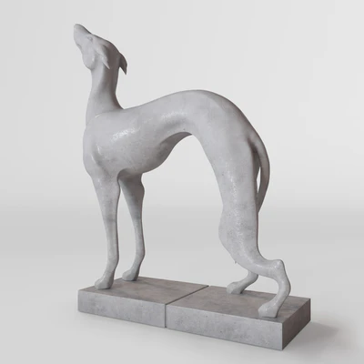 Dog statue — Вид 2