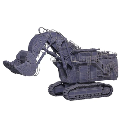 Excavator Caterpillar 6090 FS Hydraulic Front Shovel — Ver 4