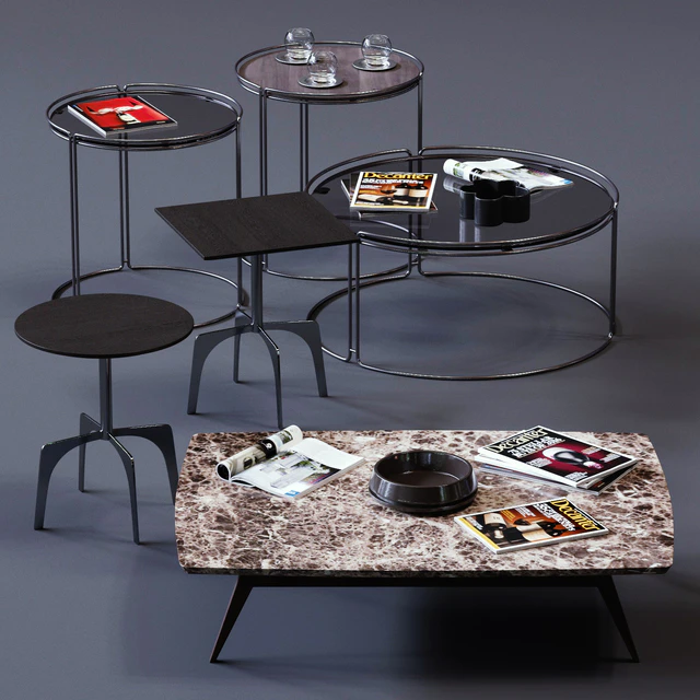 Ditre Italia Coffee Tables Set 03 — Download