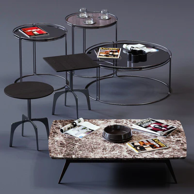 Ditre Italia Coffee Tables Set 03 — View 1
