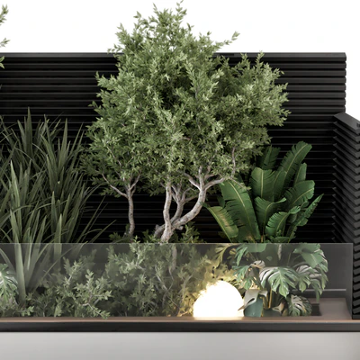 Backyard and Landscape Set Bush and Tree - Set 1139 — Ver 7