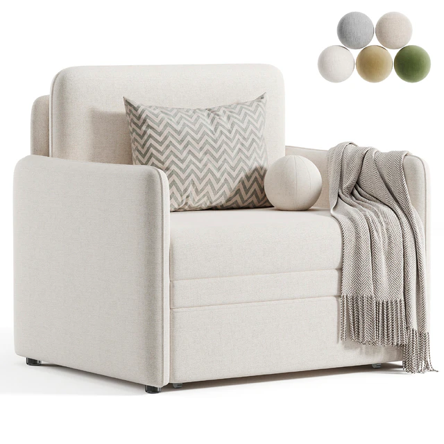 Кейсес Кресло Textile Light Cases Armchair — Скачать