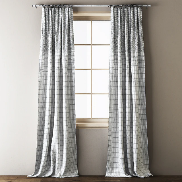 Anthropologie Tie-top Linen Curtains — Descargar