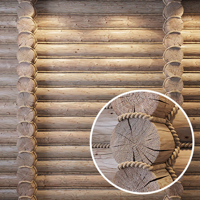 Logs with ropes — Descargar