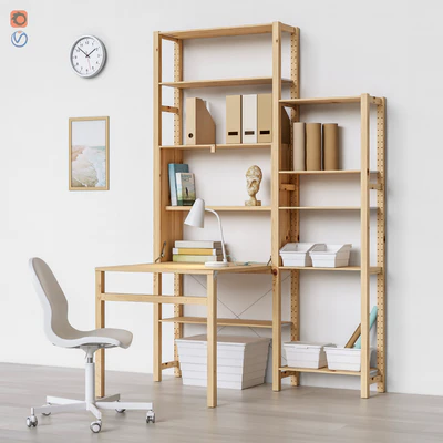 Workplace set 8 (3 module options) — Ver 1