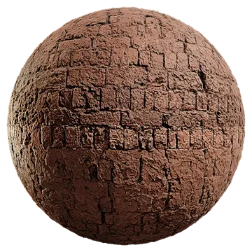 muddy brick wall 001 — Descargar
