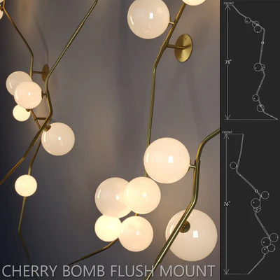 Wall lights Cherry Bomb Flush Mount — Ver 1