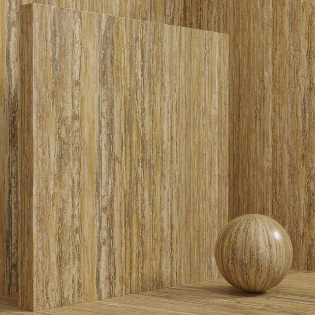Material (seamless) - stone, travertine set 123 — Descargar